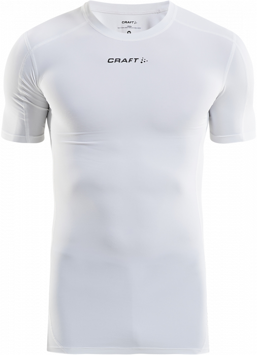 Craft - Pro Control Compression T-Shirt Kids - Vit & svart