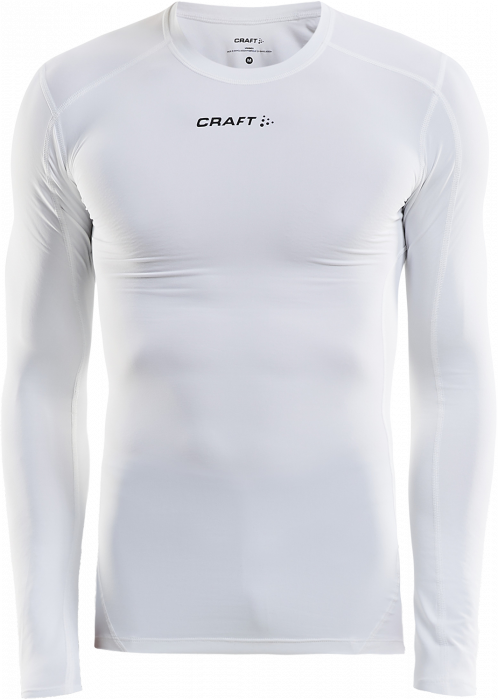 Craft - Pro Control Compression Long Sleeve Men - Biały & czarny