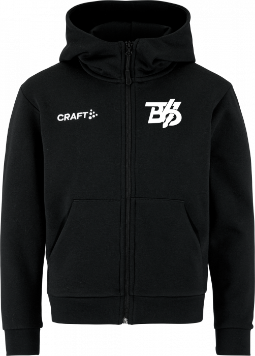 Craft - B67 Hoodie W. Zip Kids - Black